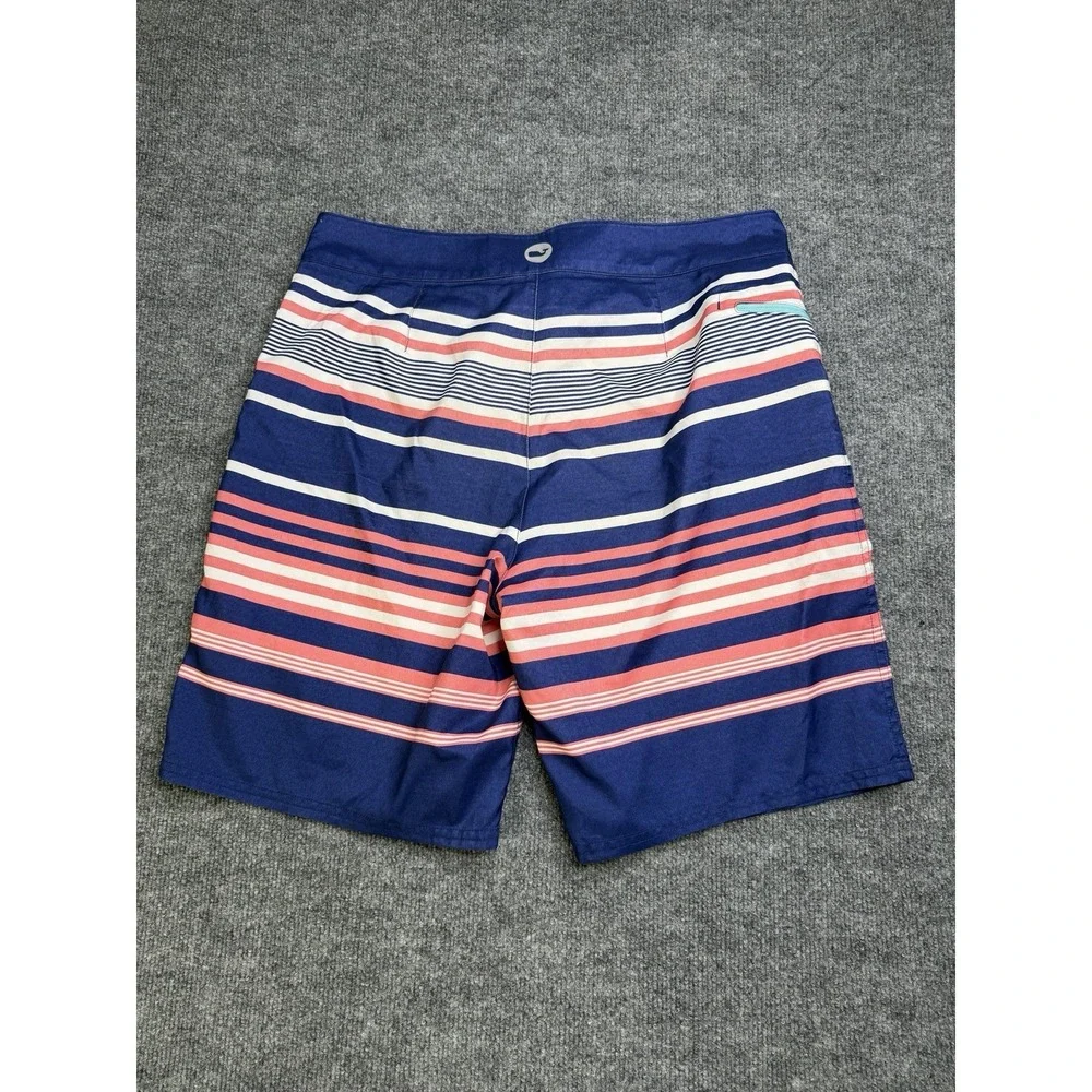 Vineyard Vines Americana Stripe Men's Sz 33 Board Shorts‎ Swim Pool Summer Beach